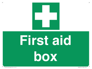 first aid box